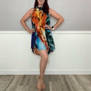 Cute floral mini dress